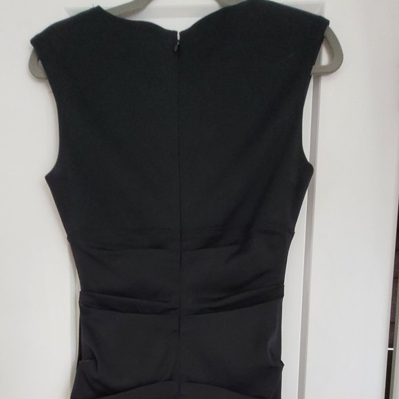 Navy Blue Ruched dress - Le Chateau - Picture 4 of 7